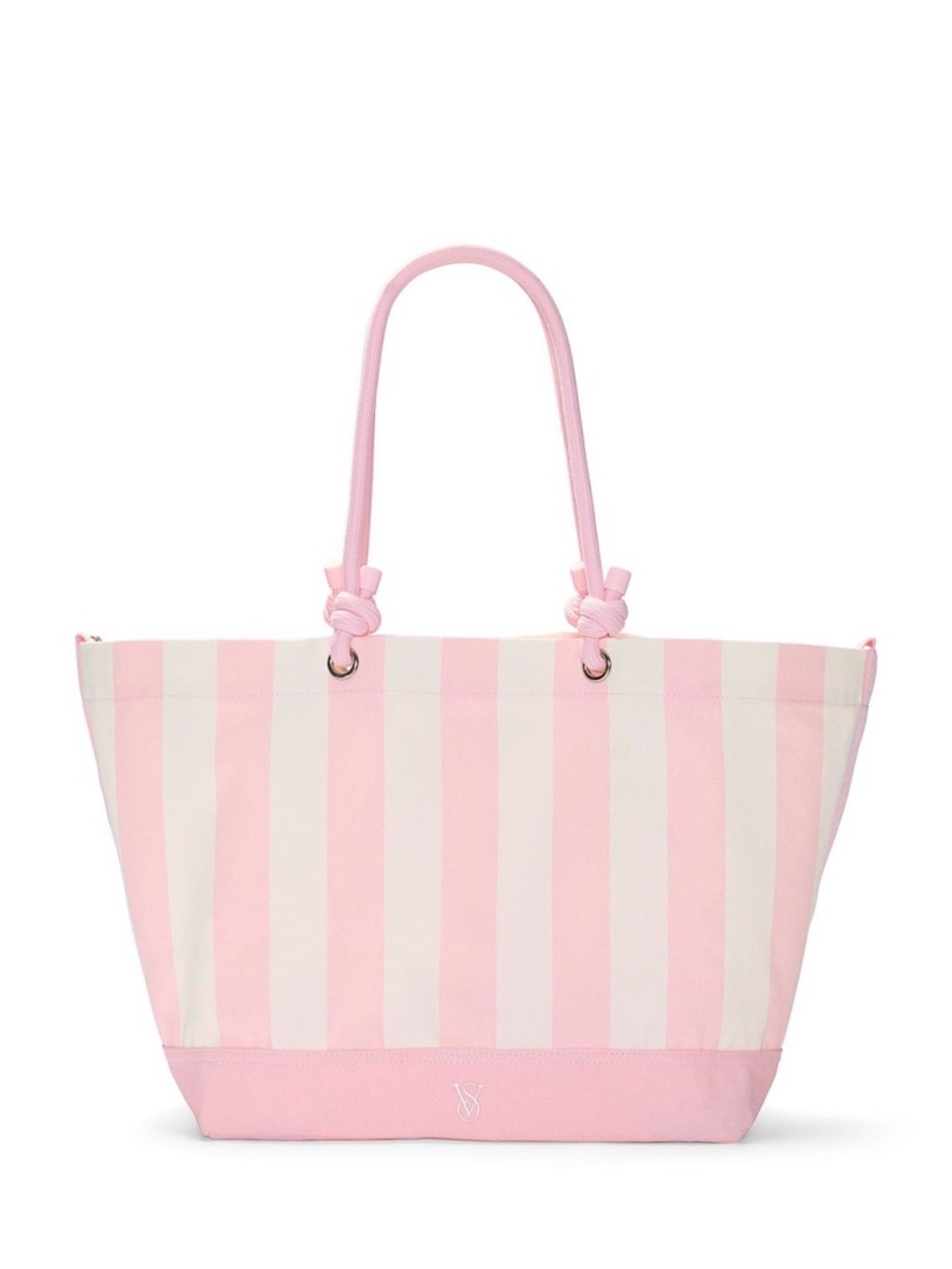 Victoria's Secret Heritage Stripe Rope Handle Tote Bag - Picture 2 of 10